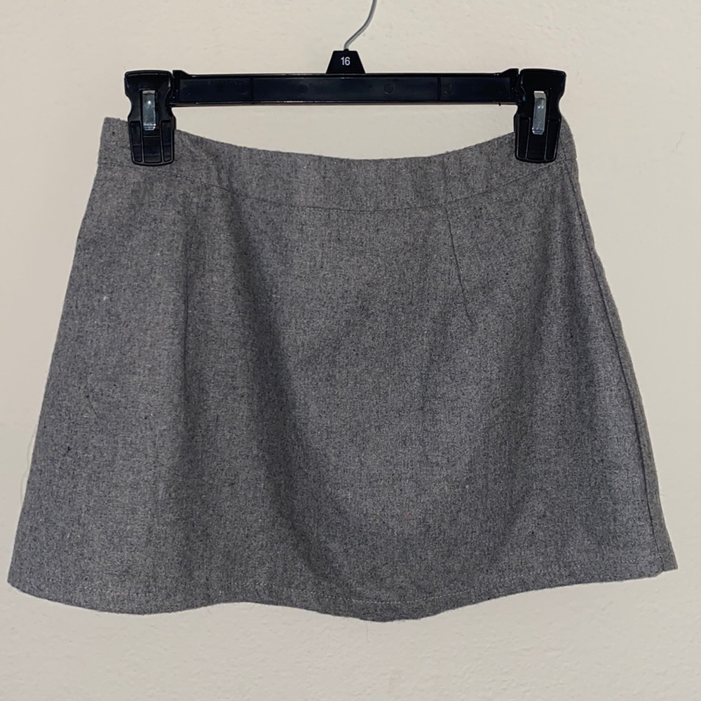 Grey Mini Skirt